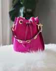 Fritz Bucket Bag Magenta - The Flaunt