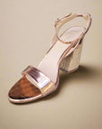 Helena Raffia Heeled Sandal - The Flaunt