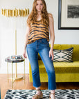 Ruffle Tiger Cami - The Flaunt