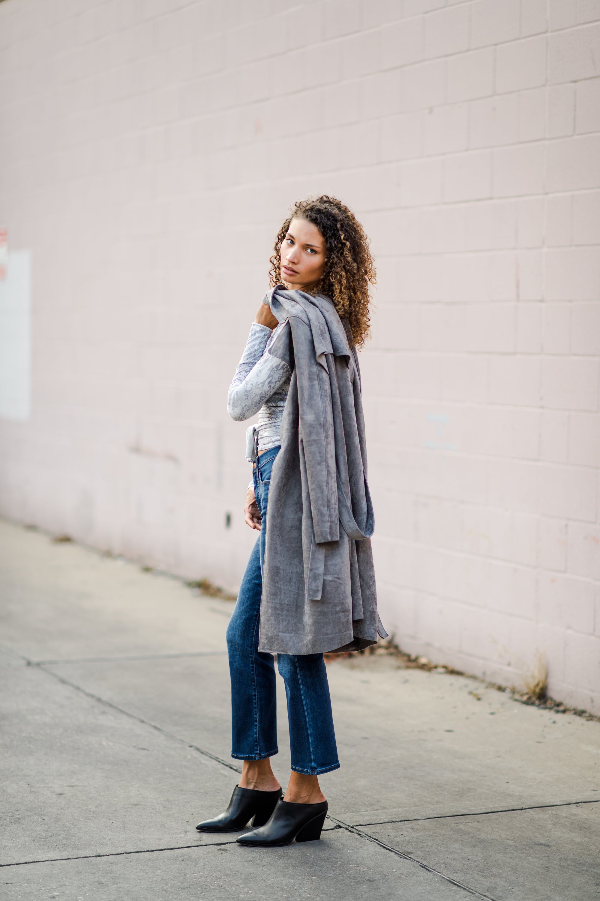 Faux Suede Trench - The Flaunt
