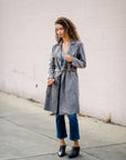 Faux Suede Trench - The Flaunt