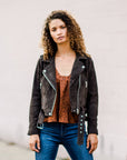Shadow Grey Moto Jacket - The Flaunt