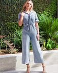 Maudie Denim Jumpsuit - The Flaunt