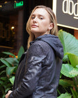 Midnight Leather Moto Jacket - The Flaunt