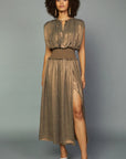 Bronze Goddess Dress - The Flaunt