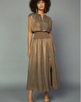 Bronze Goddess Dress - The Flaunt