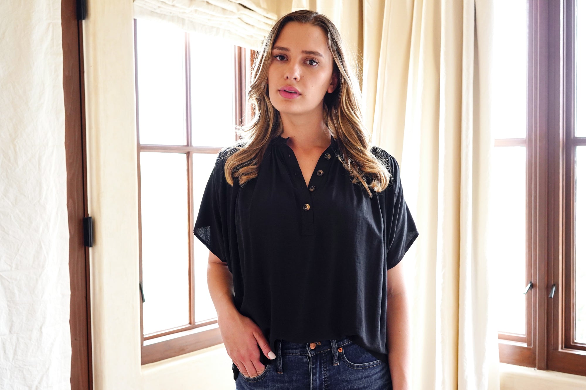 Songwriter Button Down Blouse - The Flaunt