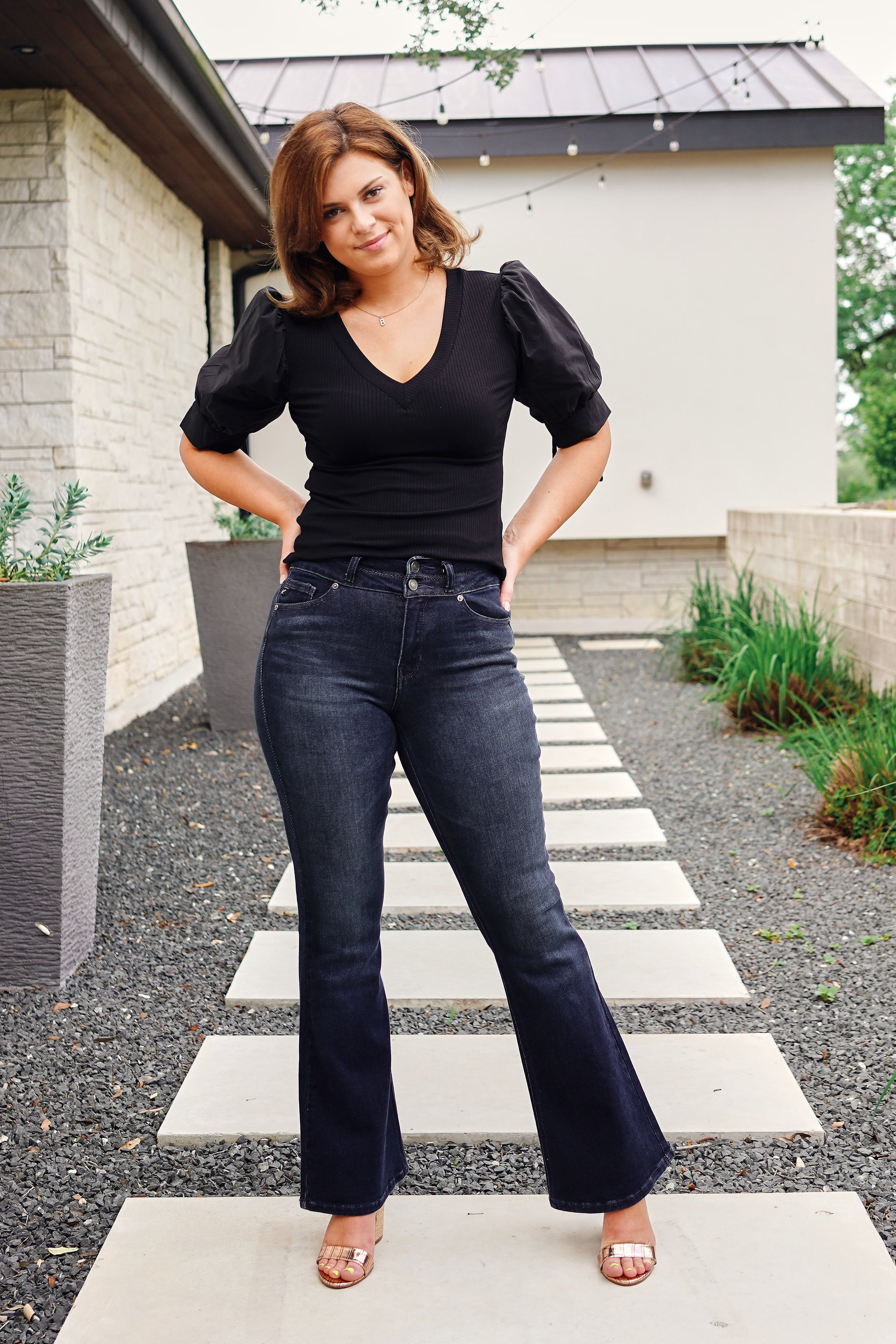 Sugar & Spice Puffed Sleeve Top - The Flaunt
