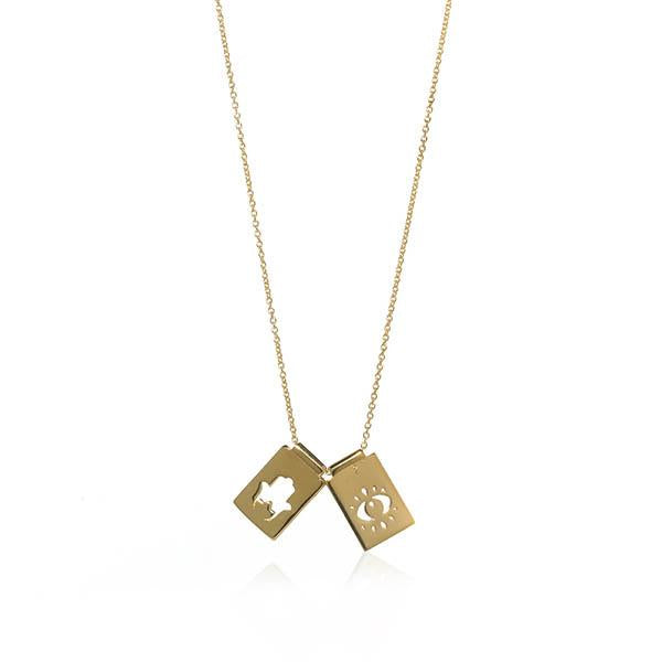 Hamsa Eye Necklace by Anuja Tolia - The Flaunt