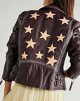 Black Cherry Leather Jacket - The Flaunt