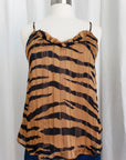 Ruffle Tiger Cami - The Flaunt