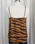 Ruffle Tiger Cami - The Flaunt