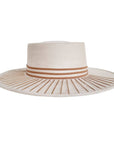 Taini Gambler Crown Hat by Petra Savage Beige