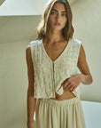 Woven Sleeveless Vest