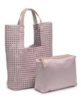 Zenith Hand Woven Knot Tote Nude