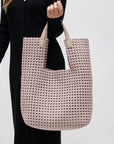 Zenith Hand Woven Knot Tote Nude