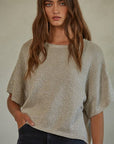 Silver Lurex Sweater