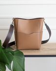 AALLYN Jordan Bucket Bag Tobacco