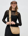 Ethereal Woven Neoprene Bag Nude