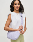 Ethereal Woven Neoprene Bag Lilac