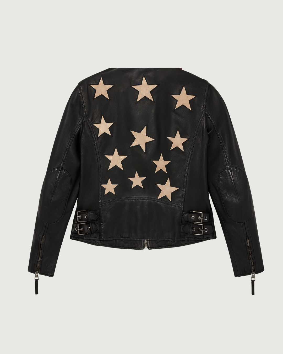 Christy Leather Jacket Black