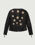 Christy Leather Jacket Black