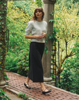 Gentle Fawn Marisol Short Sleeve Sweater Heather Grey