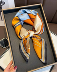 Silk Scarf Orange Hues