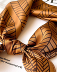 Silk Scarf Vintage Caramel