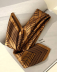 Silk Scarf Vintage Caramel