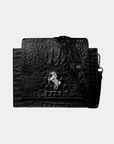 Tentroya Flap Bag Black Croc