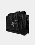 Tentroya Flap Bag Black Croc