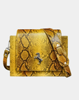 Tentroya Flap Bag Yellow Python