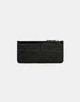 Tentroya Slim Wallet Embossed Black Croc