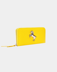 Tentroya Zippered Wallet Lemon Leather