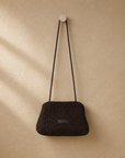 Daniella Lehavi Vivian Maxi Convertible Clutch Chocolate Strap View
