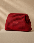 Daniella Lehavi Vivian Maxi Convertible Clutch Red Side View