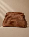 Daniella Lehavi Vivian Maxi Convertible Clutch Tan