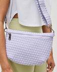 Ethereal Woven Neoprene Bag Lilac