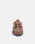 Front view of the Dolce Vita Baxen leather loafer in Russet