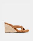 Dolce Vita Helan women’s espadrille wedge featuring a natural espadrille-wrapped wedge.