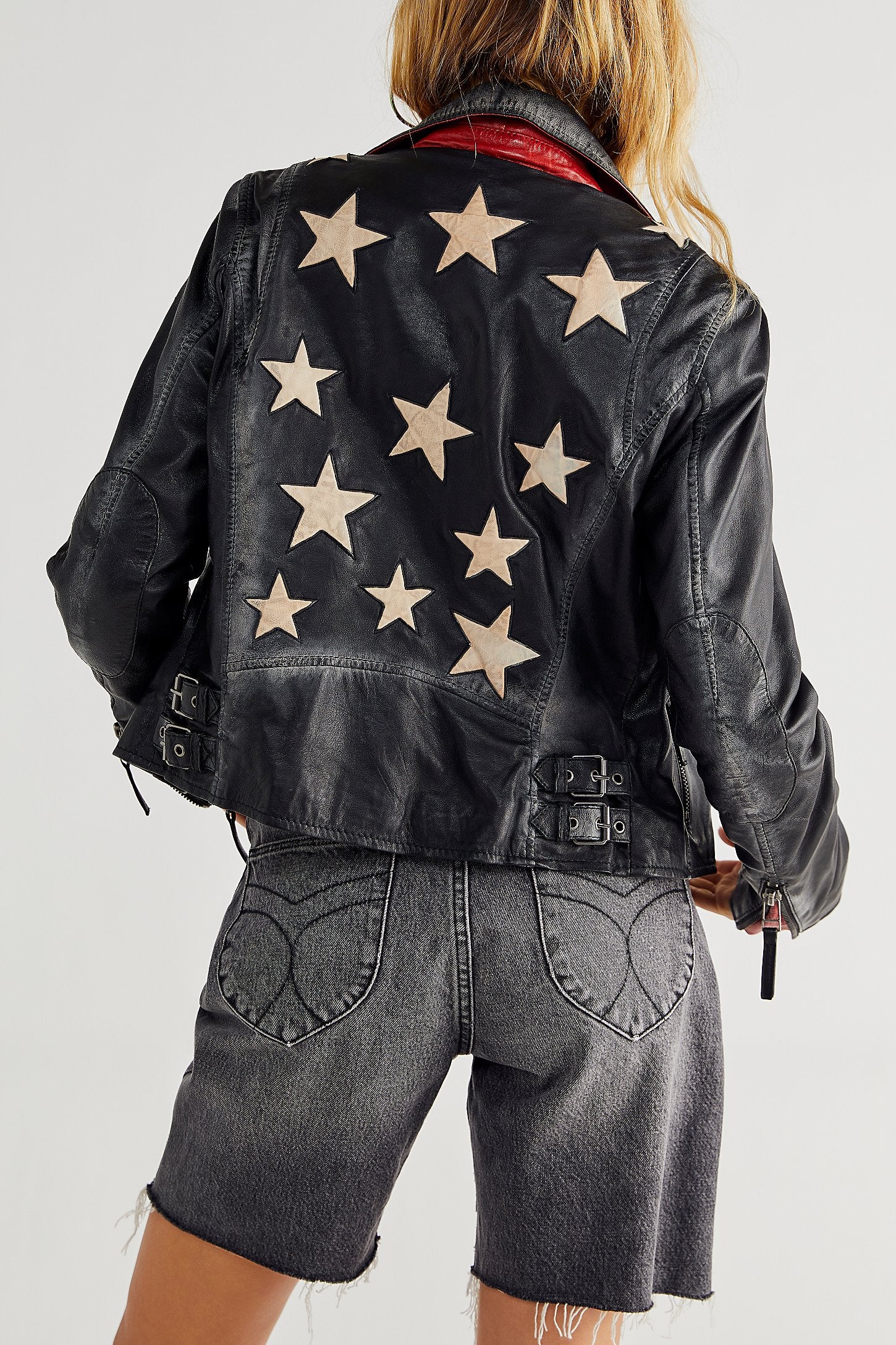 Christy Leather Jacket Black