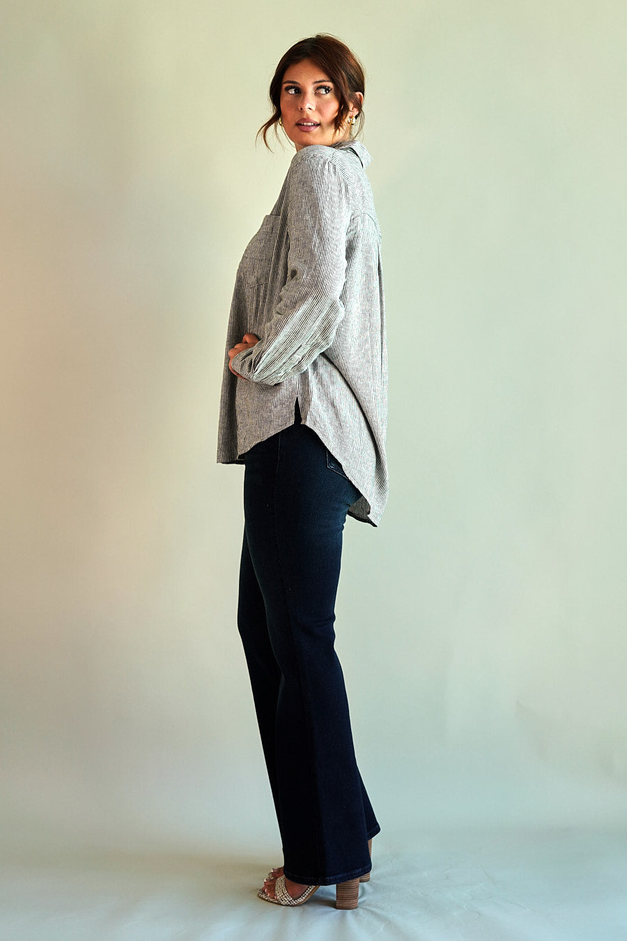 Gentle Fawn Arabella styled with trousers