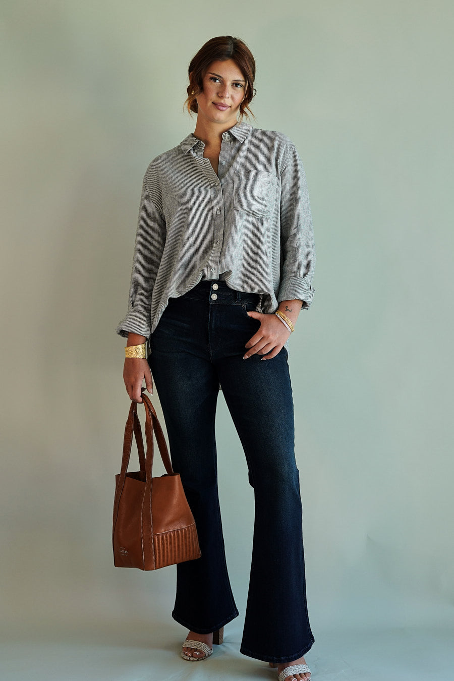 Gentle Fawn Arabella styled with trousers