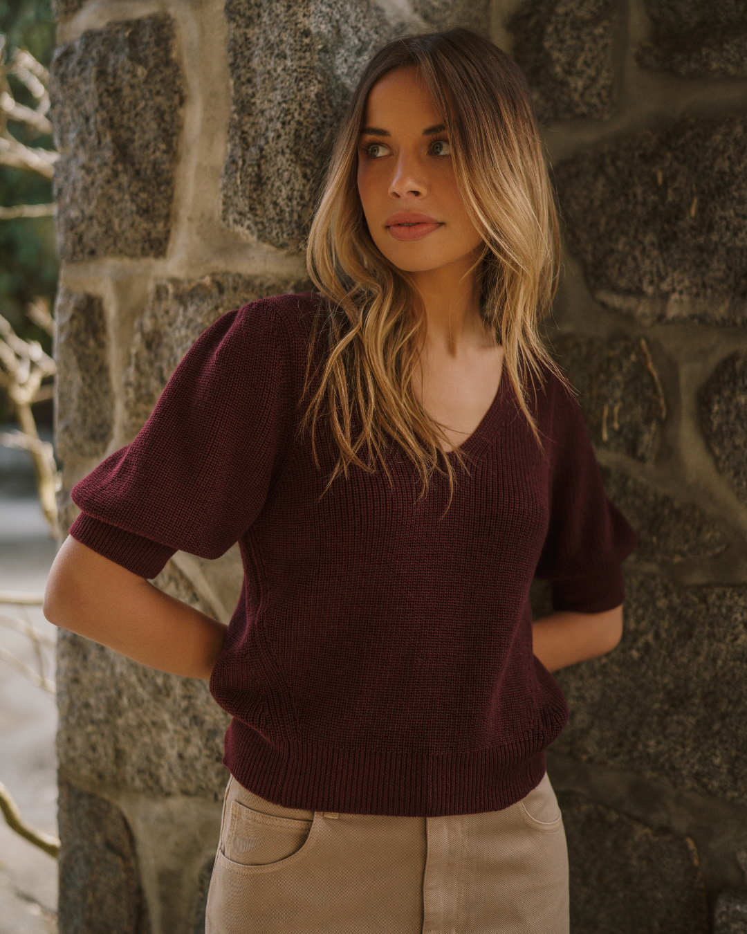 Gentle Fawn Phoebe Sweater styled with denim