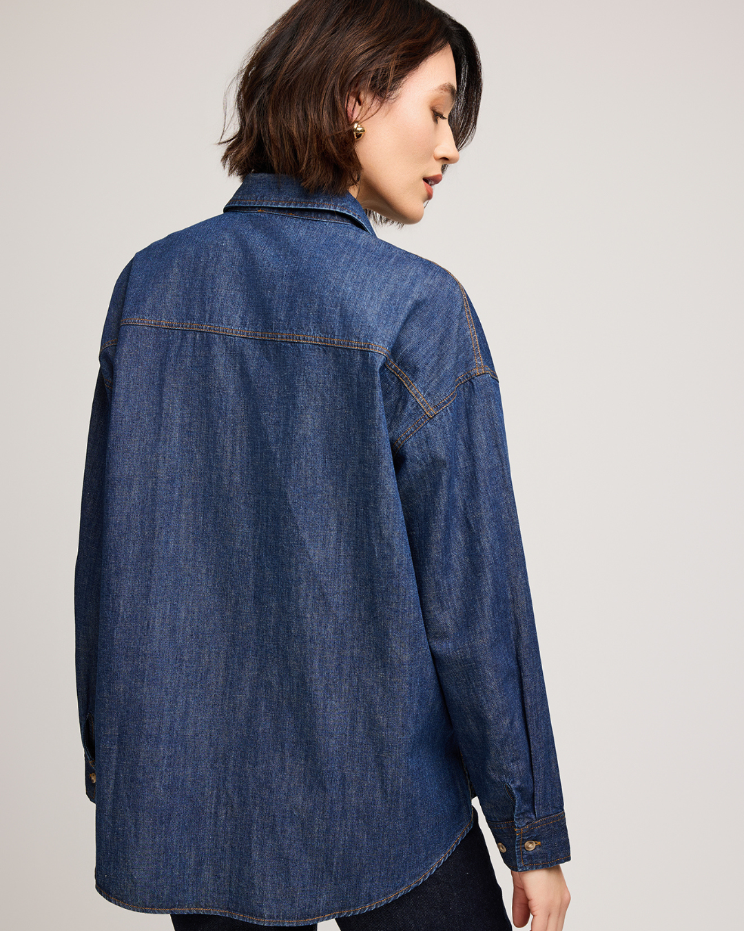 Gentle Fawn Whitney Denim Shirt relaxed fit