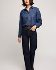Gentle Fawn Whitney Shirt styled with pants