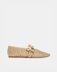 Gold woven ballet flats from Dolce Vita with a refined, lightweight construction.