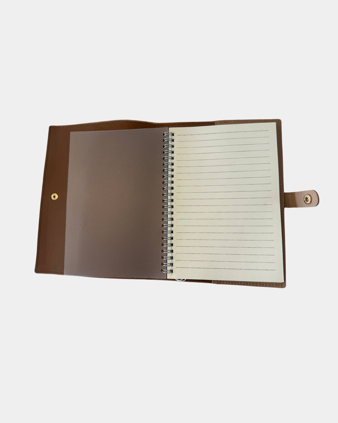 Oceans End Binnie faux leather notebook with lined pages designed in Hawaii
