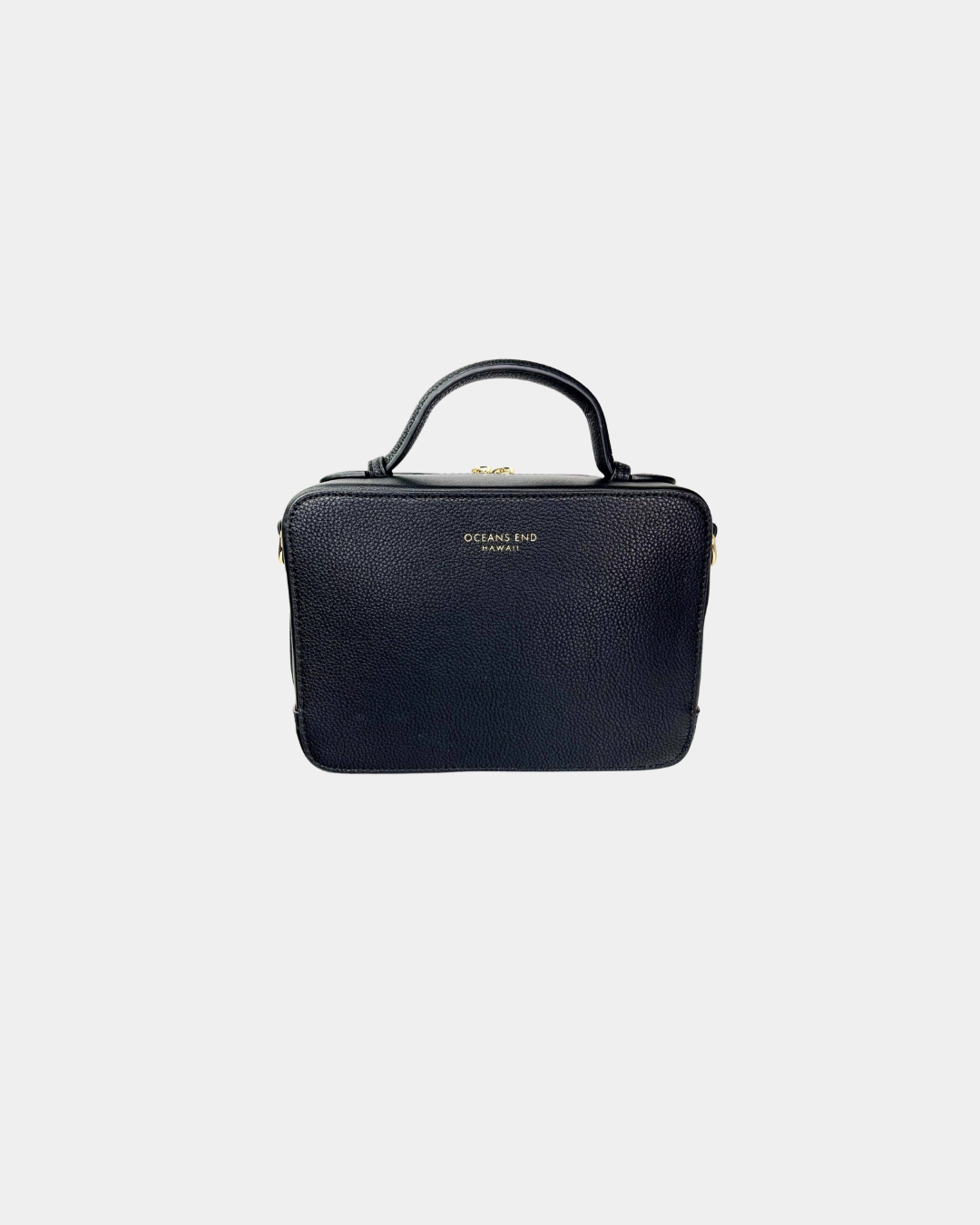 Oceans End Chanelle Crème handbag in vegan leather with embossed hibiscus design